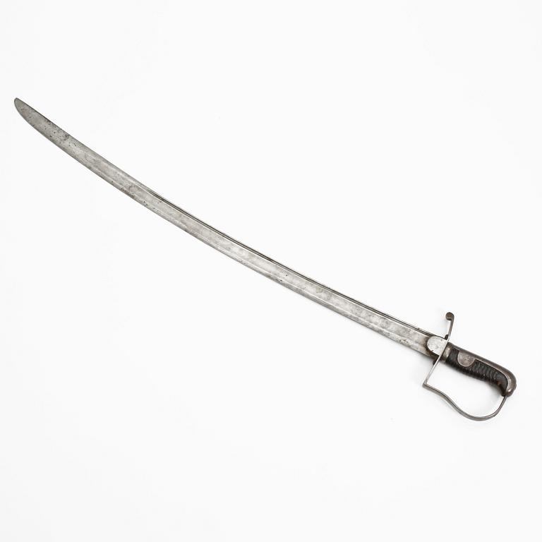 SABEL, m/1831, för artilleriet.