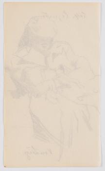 Lotte Laserstein, Sittande man med hatt.