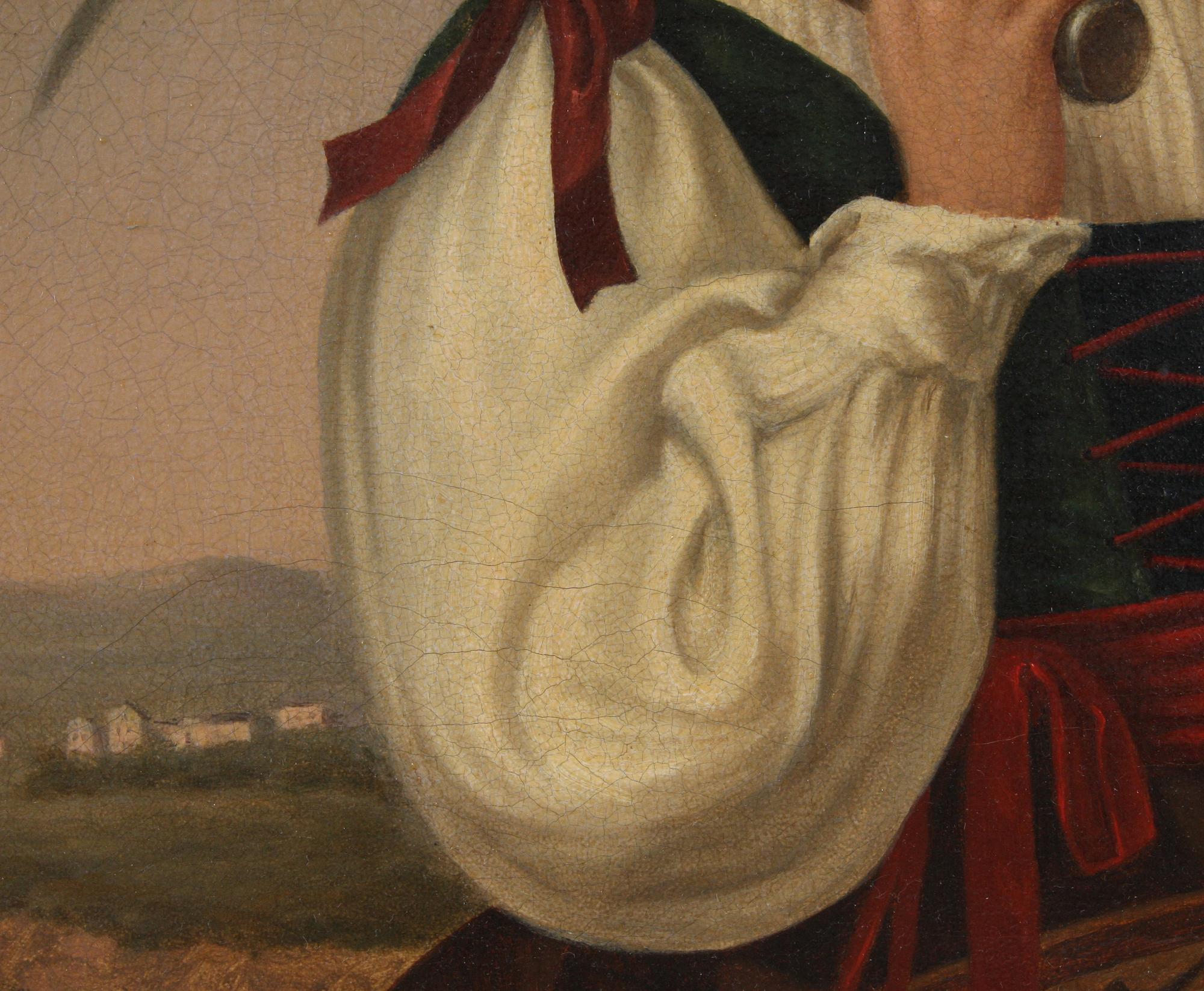 OKÄND KONSTNÄR, troligen rysk, olja på duk, 1800-tal.