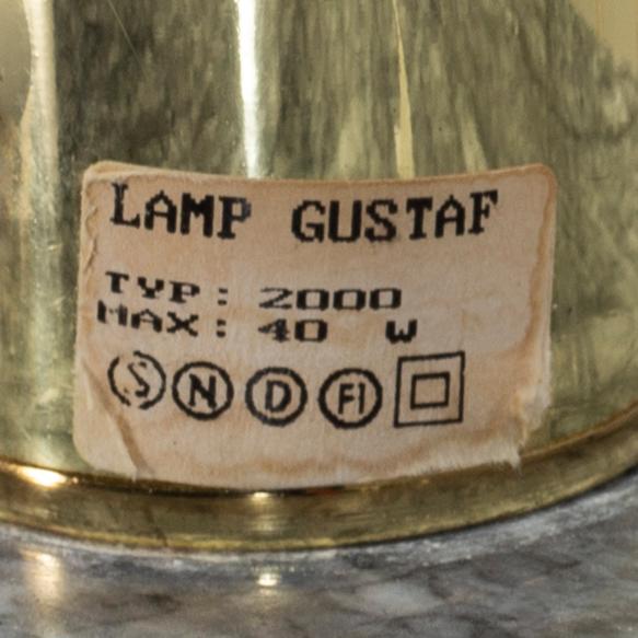 FLOOR LAMP, "Gustaf", second half of the 20th century.