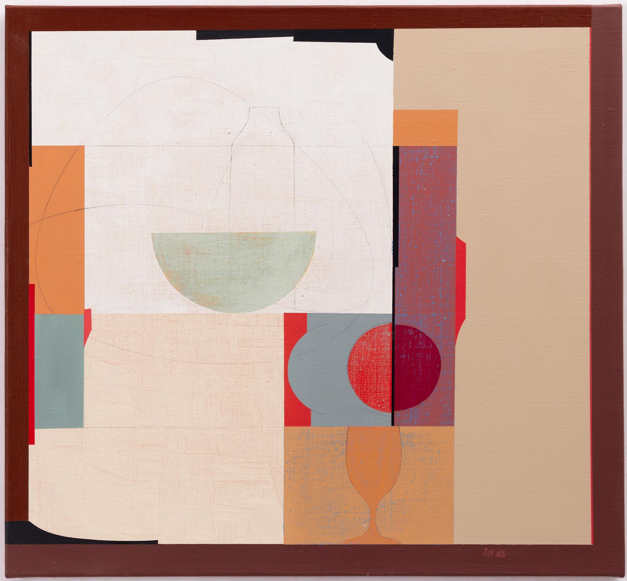 Edward Zoc, "Composition Nature Morte ZX-026".