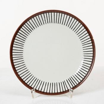 Stig Lindberg, 18 'Spisa Ribb' service pieces, Gustavsberg.