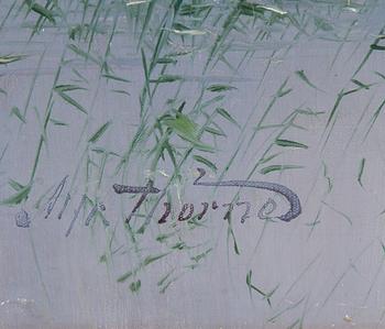 ALFRED THÖRNE, oil on canvas, signed.