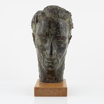 Oidentifierad konstnär 1900-tal, skulptur, brons. Signerad och daterad  -56.