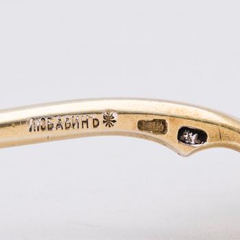 A JAM SPOON, gilt silver, Alexander B. Lyubavin, Saint Petersburg, 1910s, Russia.