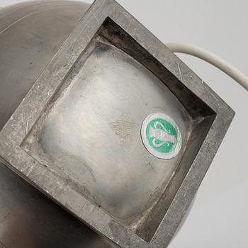 A Swedish Pewter Table Lamp, mark of GAB, Stockholm 1938.
