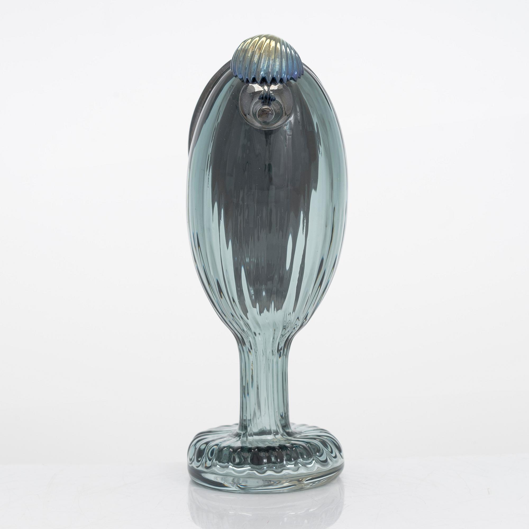 Oiva Toikka, glasfågel, signed Oiva Toikka Iittala.