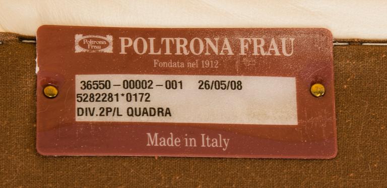 A 21 st century Italian  'Quadra' sofa for Poltrona Frau.