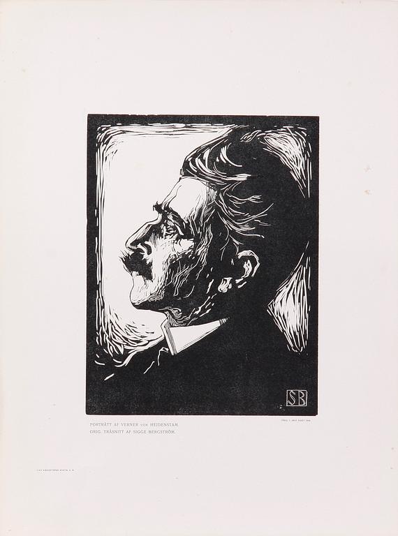 PARTI LITOGRAFISKA TRYCK, ca 30 st, 1800-1900-tal.