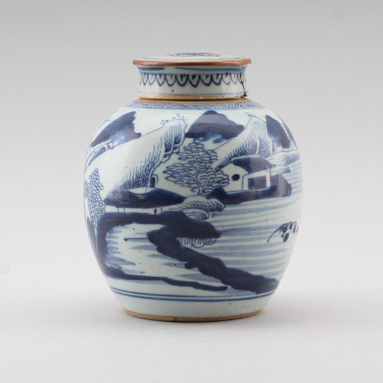 BOJAN MED LOCK, porslin, Kina, 1700-/1800-tal.