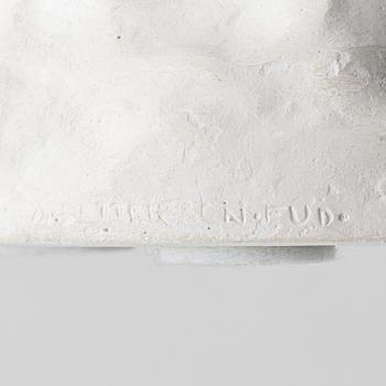 Ruth Milles, sculpture, plaster, signed.
