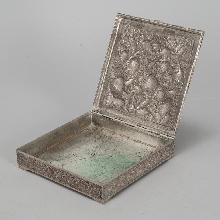 A silver box, first half of the 20th century.