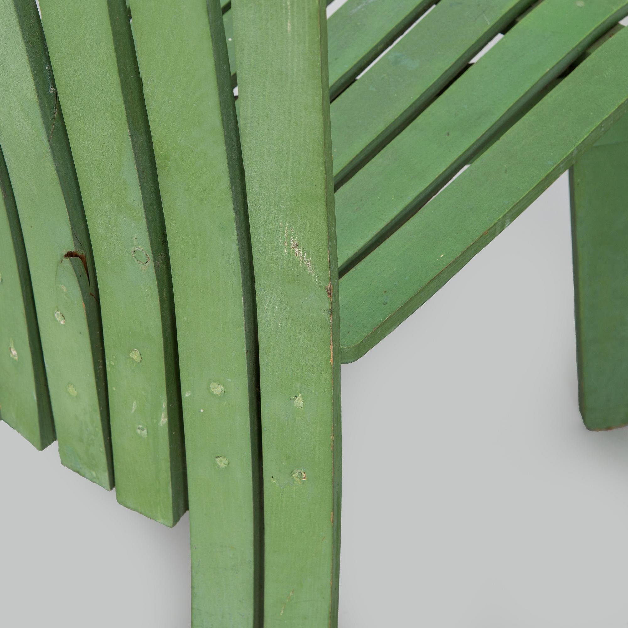 Alvar & Aino Aalto, Four early 1950s 'Aurinko' (Sun-serial) garden chairs, model 910  for O.Y. Huonekalu- ja Rakennustyötehdas A.B.