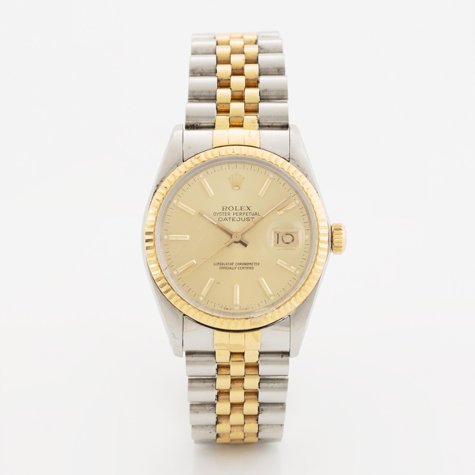 Rolex, Oyster Perpetual, Datejust, wristwatch, 36 mm.