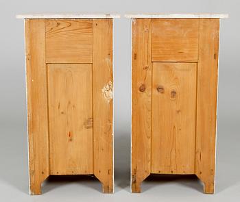 POTTSKÅP, 1 par, 1900-tal.