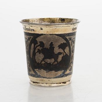 Pikari, kullattua hopeaa, niello, Moskova 1839.