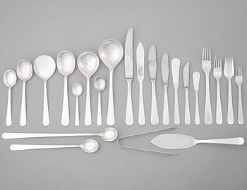 145. Wiwen Nilsson, a set of 168 pieces of sterling flatware, Lund, Sweden the later part of the 20th C.