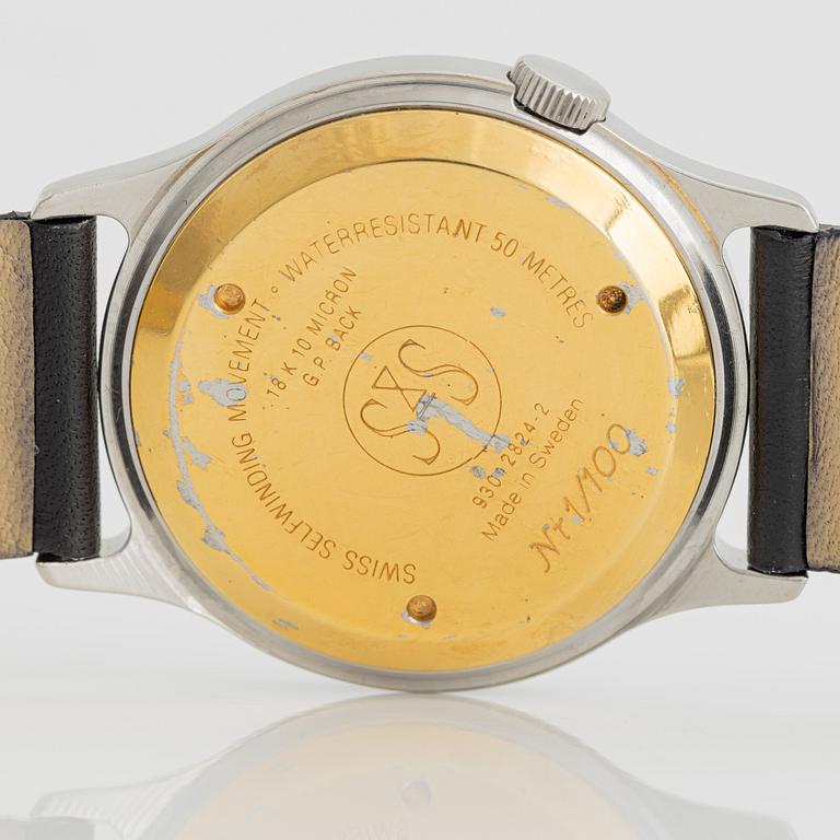 Sjöö Sandström, "First watch made - number 1 of 100", ca 1993.
