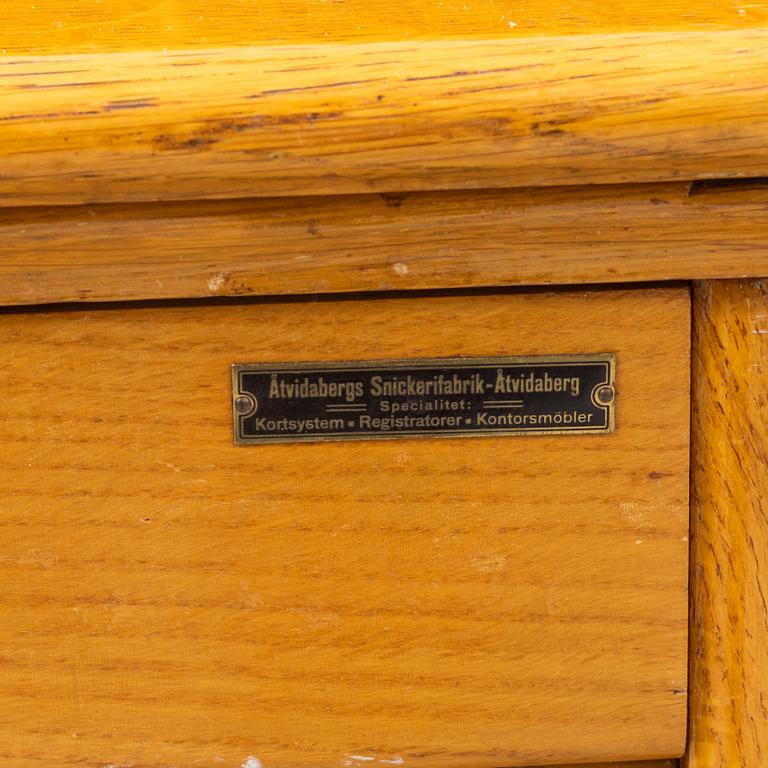 Skrivbord, med jalusi, Åtvidabergs Snickerifabrik, 1900-talets mitt.