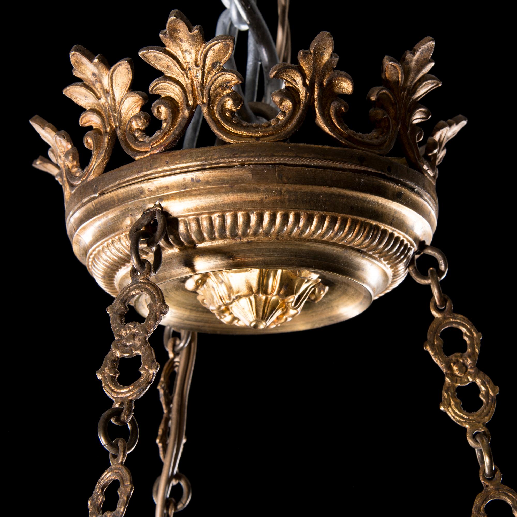TAKKRONA, biedermeier, 1800-talets mitt.