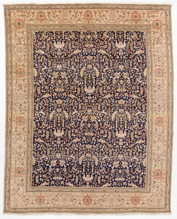 Rug, Tabatabaei/Tabriz, semi-antique, approximately 361 x 288 cm.