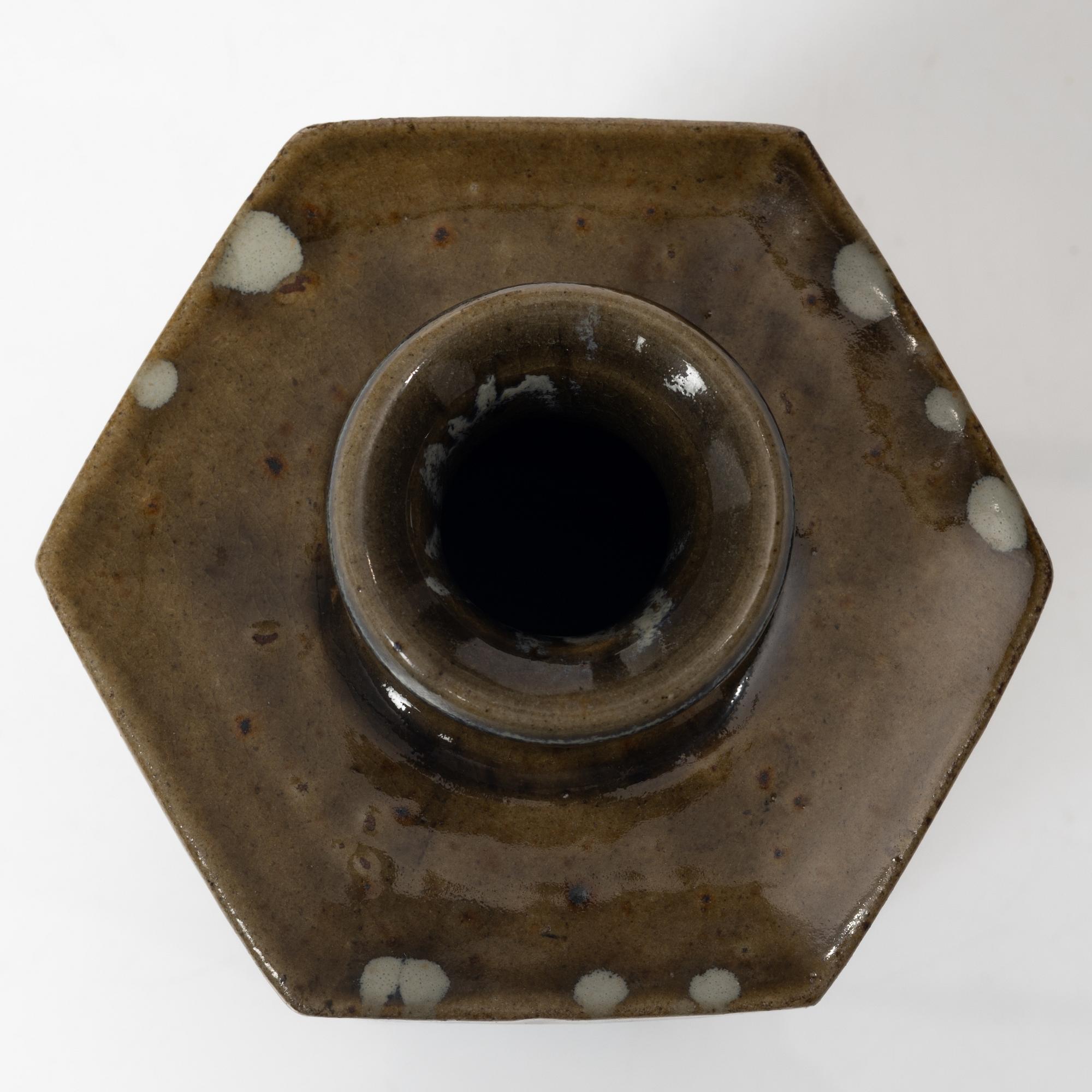 Totaro Sakuma, tillskriven, vas, Mashiko, Japan, 1900-tal.