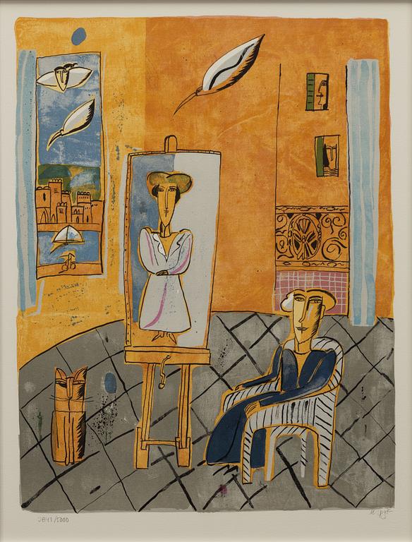 Madeleine Pyk, "I ateljén".