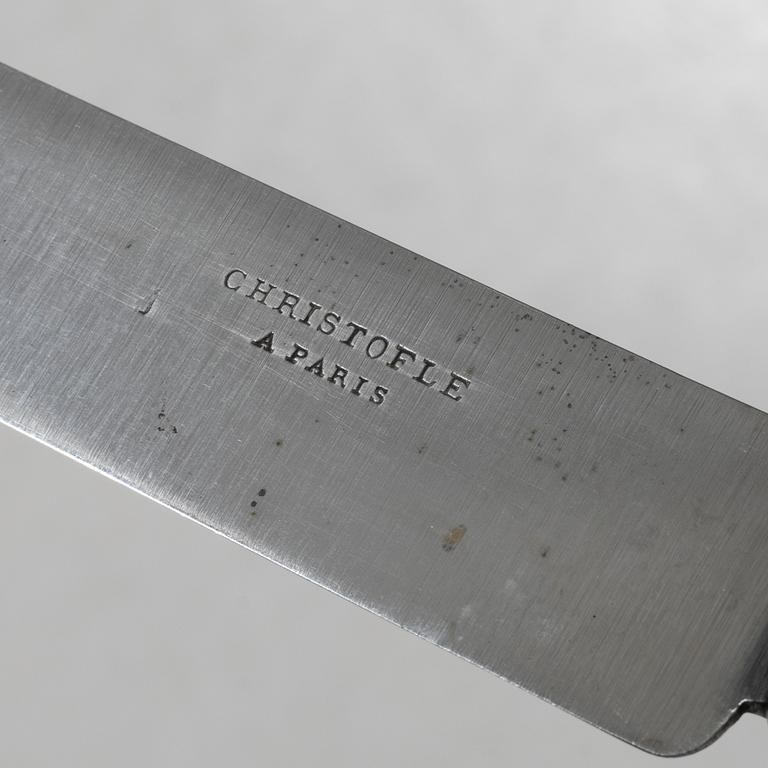 Christofle, bestick, 24 delar, nysilver, Frankrike 1900-tal.
