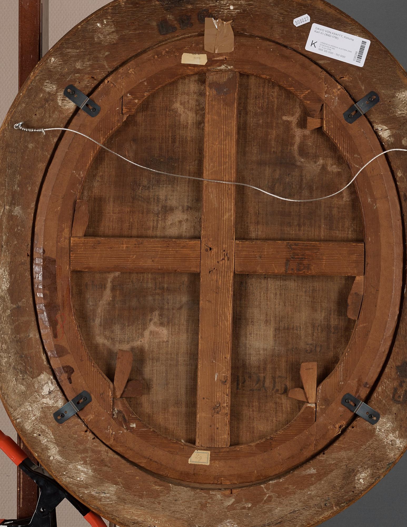 David von Krafft, "King Charles XII" (1682-1718).