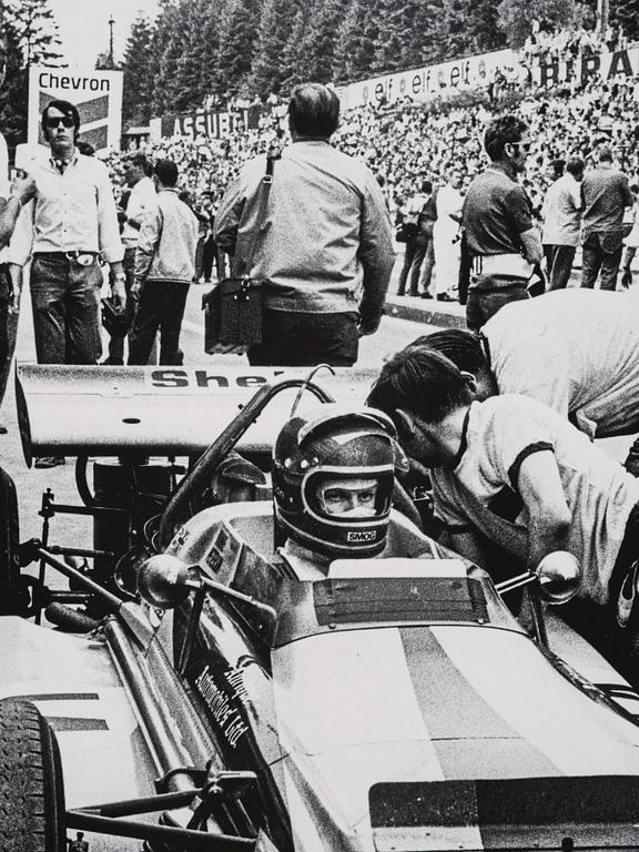 Kenneth Olausson, "Ronnie Peterson, March, i sitt andra F1-GP - Spa, Belgien, 1970".