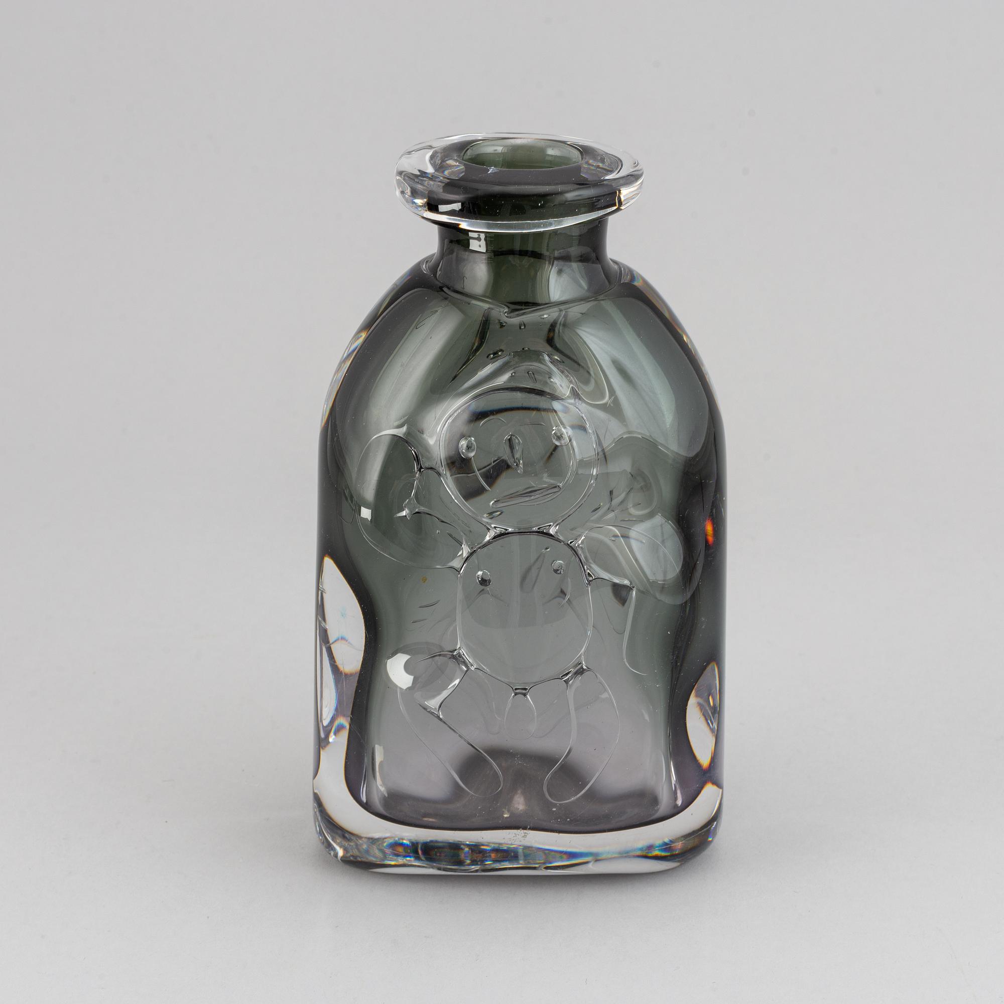 Bengt Edenfalk, vas, glas, Royal Krona. Signerad.