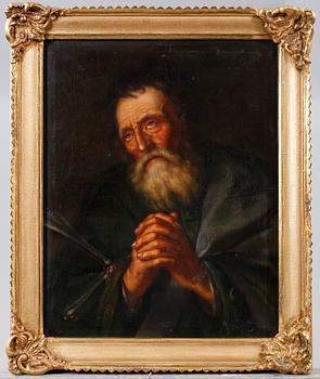 OKÄND KONSTNÄR, olja på duk, osignerad, 1800-tal.