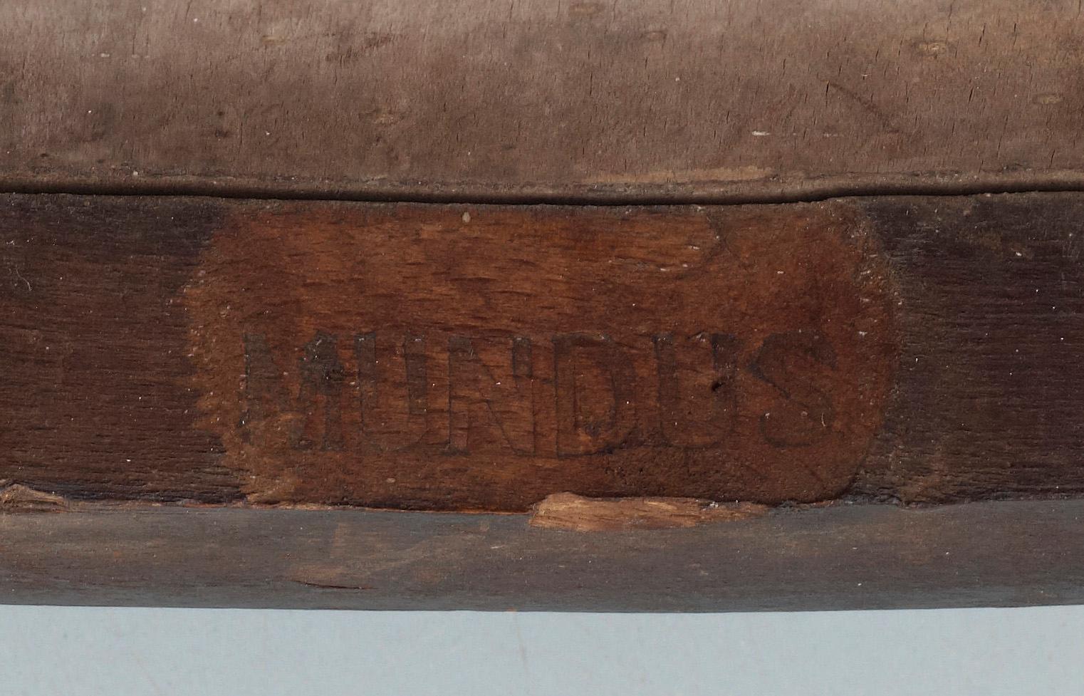 KARMSTOL, etikettmärkt Kohn, tidigt 1900-tal.