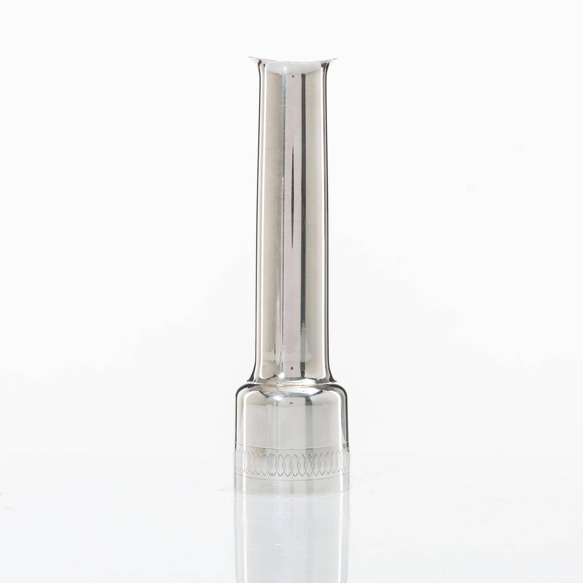 Guldsmedsaktiebolaget (GAB), vas, sterling silver, Stockholm 1967.