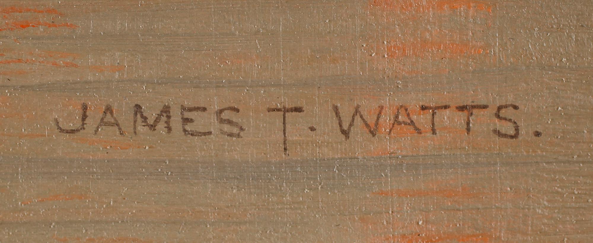 JAMES THOMAS WATTS, olja på duk, sign.