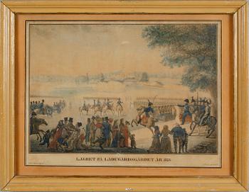 LITOGRAFISKA TRYCK, 2 st, 1800-tal.