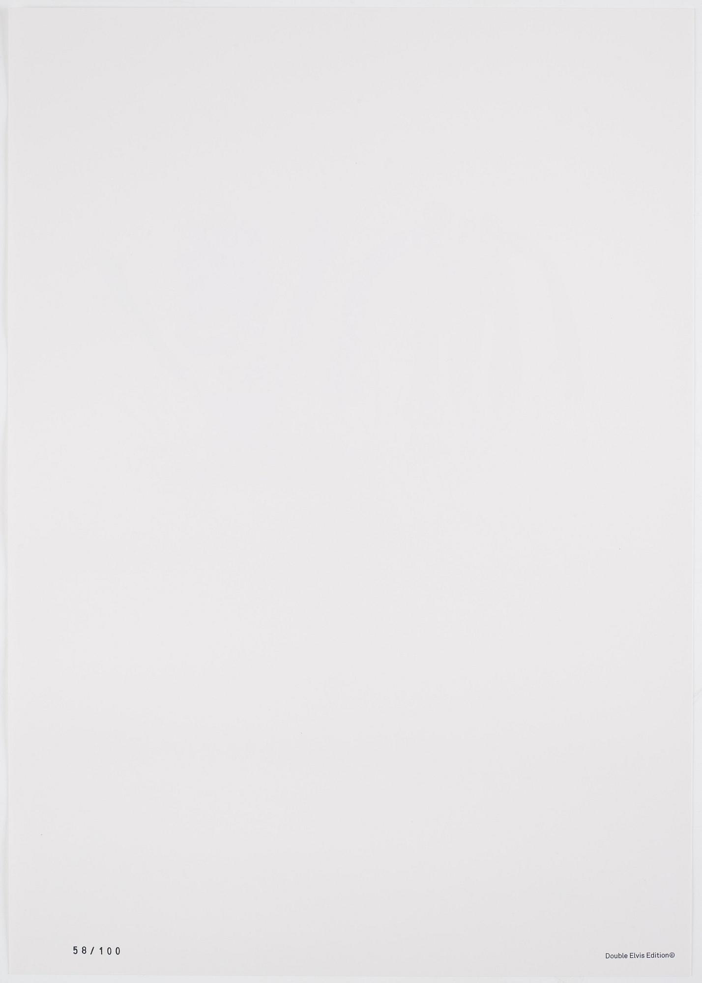 Double Elvis Edition Portfolio, 2010.