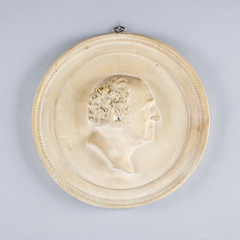 JOHAN TOBIAS SERGEL, efter, relief, gips, 1800/1900-tal.
