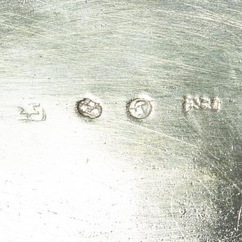 Three silver boxes, 18th-19th century.