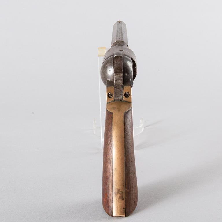 A Cooper Percussion revolver in cal 36, 19th century mid / latter half.