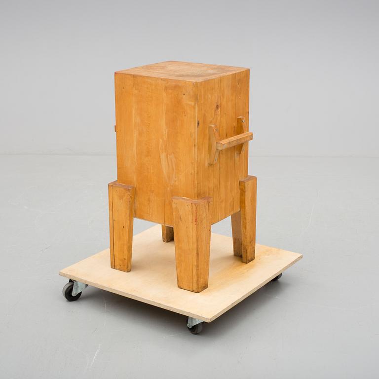 SLAKTBÄNK/HUGGKUBBE, 1900-talets andra hälft.