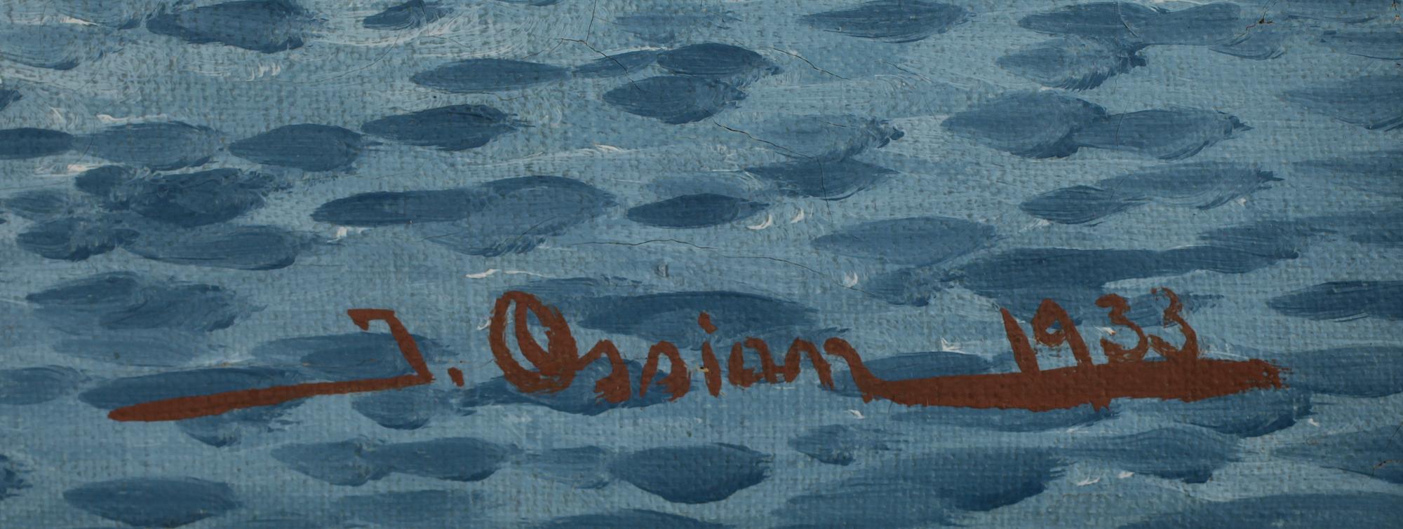 JOHAN OSSIAN-ANDERSSON, olja på duk, signerad och daterad 1933.