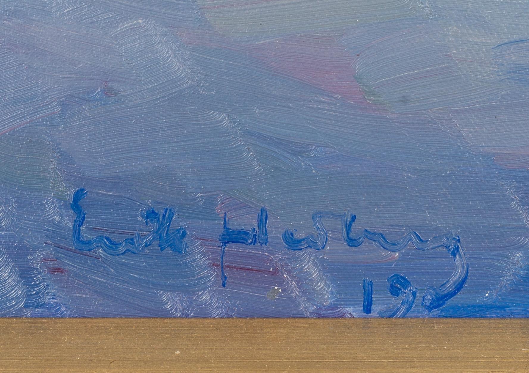 Erik Hedberg, oil on canvas, signed and dated -04.