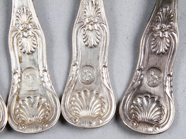 SKEDAR, 10 st, silver, Folcker, 1850.