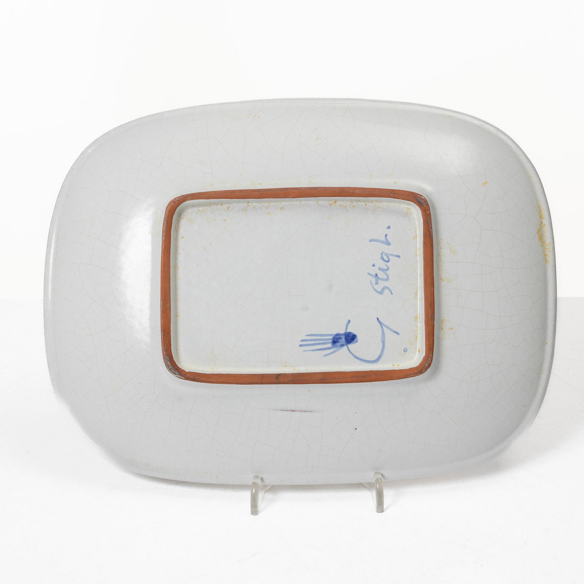 Stig Lindberg, fat, fajans, Gustavsbergs Studio.