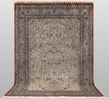 Matta, Orientalisk silke, 184 x 124 cm.