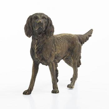 Figurin, Wienerbrons, "Setter", omkring 1900.