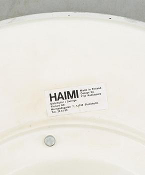 A Yrjö Kukkapuro 'Karuselli' easy chair and a 'Saturnus' table, Haimi, Finland 1960-70's.