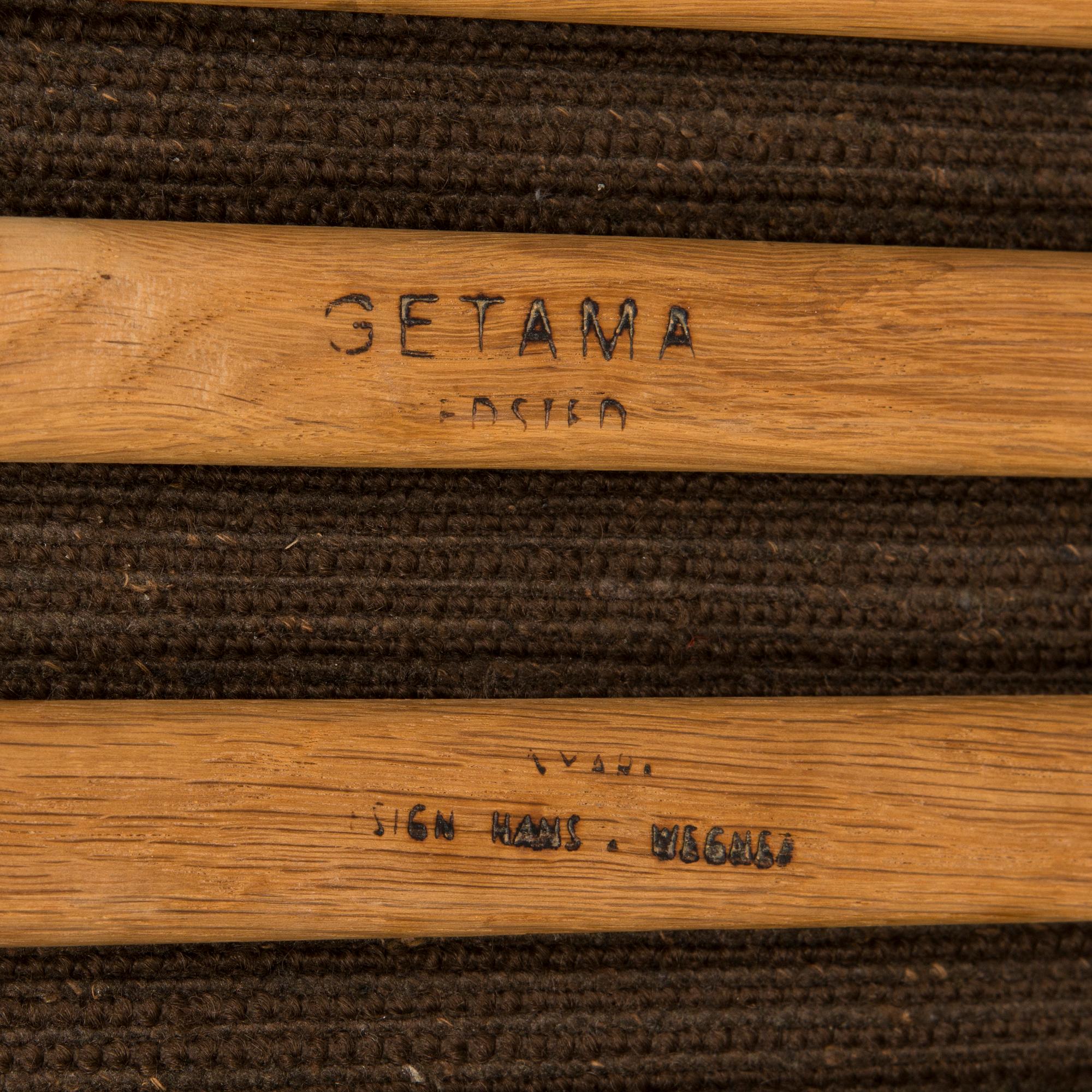 Hans J. Wegner, nojatuolipari ja rahi, "GE 290", Getama, Gedsted, Danmark.