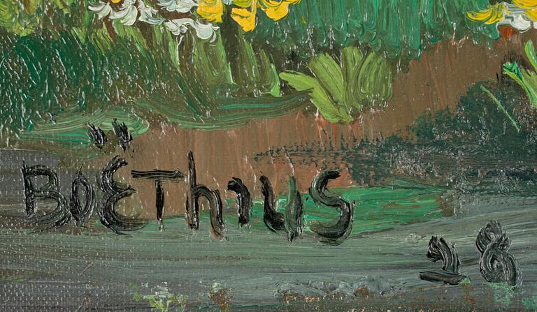 LARS BOETHIUS, oljemålning på duk, sign o dat -28.